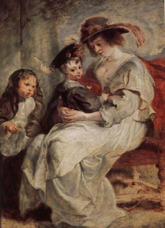 Helena Darfur Mans and her children s portraits, Peter Paul Rubens